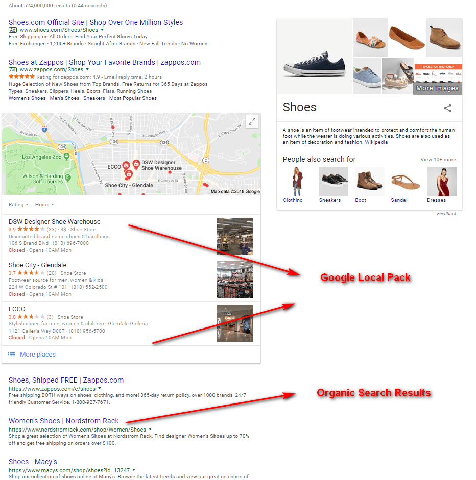 Search SHOES Local SEO